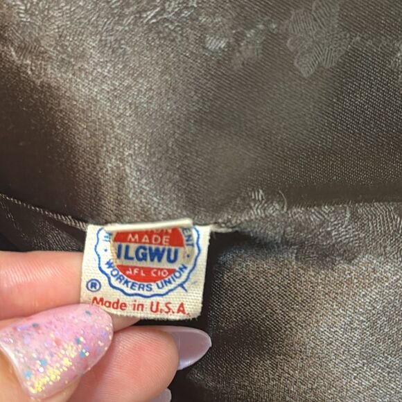 Vtg 70s grandella II ladies button up chocolate brown fur coat size 12 - Picture 14 of 15